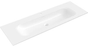 Mexen Vela umywalka wpuszczana w blat 141 x 46,5 cm, biała połysk - 25231400