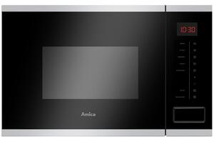 Kuchenka mikrofalowa AMICA AMMB20E3SGI X-TYPE 800W Årednica 25.5 pojemnoÅÄ 20L Multiwave system Combigrill Czarny + inox