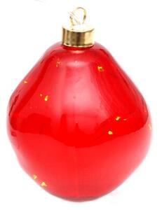 Bombka CHRISTMAS DECORATION Kropla 10 cm Czerwony