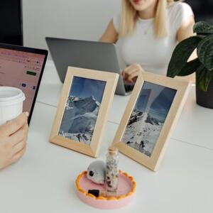 Sosnowa Ramka na Zdjęcia | CREATIVE HOME | 2-pak 10x15cm | Naturalny