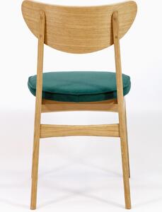 Krzesło dębowe tapicerowane gięte NK-48