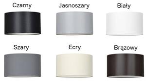 Lampa stojąca podłogowa Emibig 1xE27 60W TRAPO LP1 BLACK / ECRU 570/4