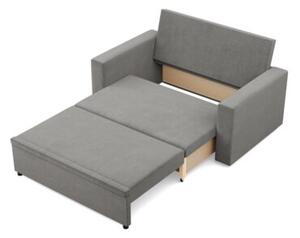 Sofa dwuosobowa, BLOM, velvet, 148x87x90 cm, jasny szary | TYLETEGOTU