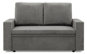 Sofa dwuosobowa, BLOM, velvet, 148x87x90 cm, jasny szary | TYLETEGOTU