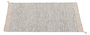 Muuto - Ply Dywan rPET 140x85 Czarny/Biały