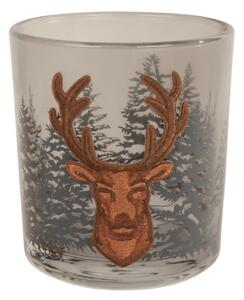 Świecznik na tealighty FOREST DEER 8 cm