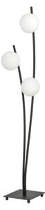 Lampa stojąca podłogowa Emibig 3xE14 40W HUNTER LP3 BLACK/OPAL 1102/LP3