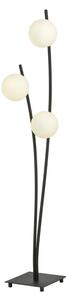 Lampa stojąca podłogowa Emibig 3xE14 40W HUNTER LP3 BLACK/OPAL 1102/LP3