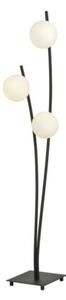 Lampa stojąca podłogowa Emibig 3xE14 40W HUNTER LP3 BLACK/OPAL 1102/LP3