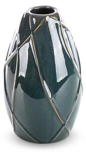 Wazon EUROFIRANY Teo 17 x 27 cm Turkusowy