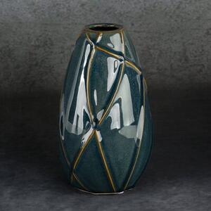 Wazon EUROFIRANY Teo 17 x 27 cm Turkusowy