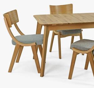 Rozkładany stół wykonany z litego drewna 120 x 80 Ori