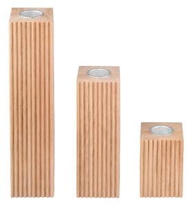 Blomus - Dreva Świecznik 3 pcs. Dąb