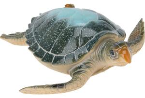 Dekoracja ścienna Żółw zielony, polyresin, 21 x 7 x 21,5 cm
