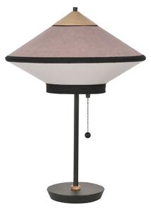 Lampa Stołowa Forestier, Cymbal S, pudrowy róż, salon, tkanina | tekstylia, design
