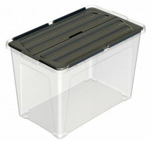 Multibox z dołączoną pokrywą Eco 48 l, czarnapokrywa, 48 l