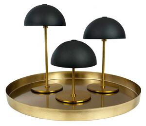 Lampa Stołowa Dyberg Larsen, Along, ściemnialny, złoty | mosiężny, salon, metal, skandynawski
