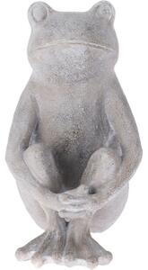 Ozdoby ogrodowe Siedząca żaba I, 21,5 x 17 x 3 0,5 cm