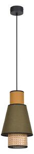 Lampa Wisząca MARKET SET, Singapour XS, ściemnialny, zielony, salon, tkanina | tekstylia, design
