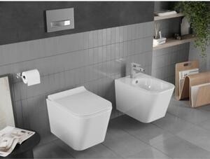 Mexen Teo miska wc Rimless z deską wolnoopadającą slim, duroplast, biała połysk - 30850700