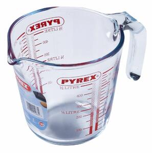 Pyrex Szklana miarka 0,5 l, 12 x 12 cm, 500 ml