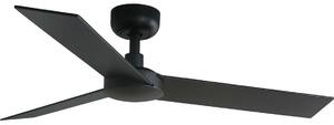 FARO Barcelona FARO 34296WT-Wentylator sufitowy RUDDER S czarny śr. 106 cm WT + zdalne sterowanie FA34296WT