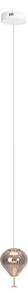 MAXLIGHT MAXLIGHT P0576 - LED Żyrandol na lince PALLONCINI 2xLED/3W/230V śr. 12 cm dymny MA0126