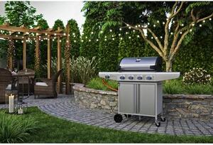 Grill ogrodowy gazowy KOLER Relish v1 Srebrny 16 kW 66 x 40 cm