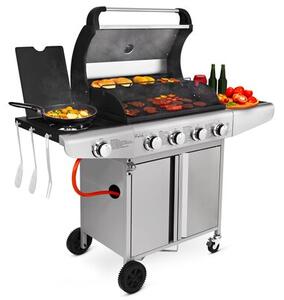 Grill ogrodowy gazowy KOLER Relish v1 Srebrny 16 kW 66 x 40 cm