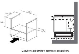 Piekarnik SOLGAZ SP-50-PM Elektryczny z mikrofalÃ³wkÄ Czarny