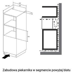 Piekarnik SOLGAZ SP-50-PM Elektryczny z mikrofalÃ³wkÄ Czarny