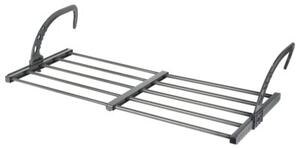 Suszarka na pranie na kaloryfer metalowa szara rozsuwana 45-83x35 cm