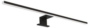 Szafka łazienkowa HAMPTON CONCRETE 84-100 100 cm ciemny beton/dąb z lustrem