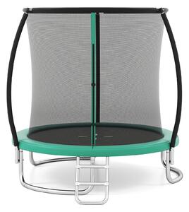 Trampolina ogrodowa 244 cm zielona