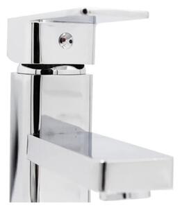 Bateria Umywalkowa Kwadratowa Granitan Caro Niska Chrom 1 szt