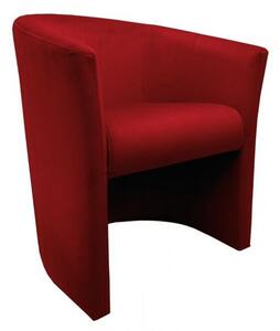 Fotel MAROS VELVET bordowy