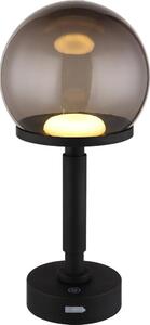 Globo Globo 21034S - LED Ład. dotykowa lampa stołowa HAKU LED/2,5W/5V 2700/4000/6500K czarny GL7930