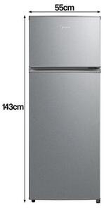 Lodówka MIDEA MDRT294FGE50 143cm Srebrna