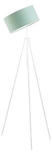Lampa stojąca podłogowa przegubowa regulowana trójnóg z abażurem walec DECO
