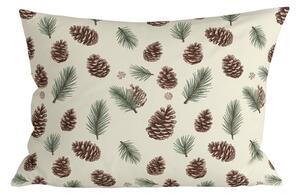 Bawełniana poszewka na poduszkę PINE CONES 50x70 cm, kolorowa