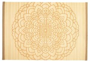 Podkładka na stół bambusowa prostokątna zwijana MANDALA 45x30 cm