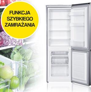 Lodówka MPM 182-KB-33 AA 142cm Inox
