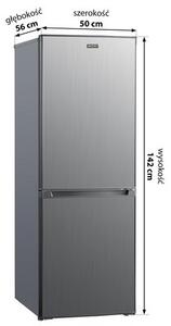 Lodówka MPM 182-KB-33 AA 142cm Inox