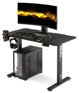 Biurko gamingowe elektryczne Diablo X-Tensio 110 cm, kolor czarny carbon