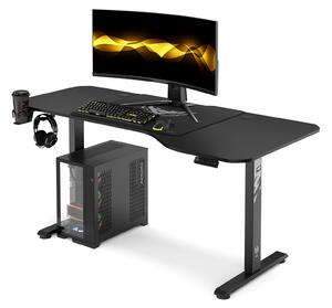 Biurko gamingowe elektryczne Diablo X-Tensio 160 cm, kolor czarny carbon