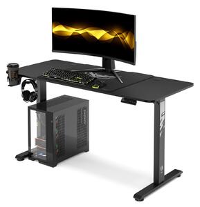 Biurko gamingowe elektryczne Diablo X-Tensio 140 cm, kolor czarny carbon