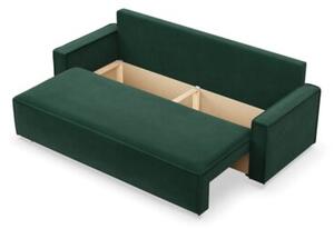 Kanapa rozkÅadana, sztruks, Union, 220x95x92 cm, butelkowa zieleÅ | TYLETEGOTU