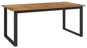 Stół ogrodowy z nogami w kształcie U, 180x90x75 cm, akacja