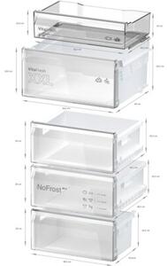 Lodówka BOSCH KGN39VXAU No Frost 203cm Ciemny Inox