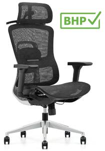 Ergonomiczny fotel biurowy Homer S z wieszakiem, zgodny z normą BHP